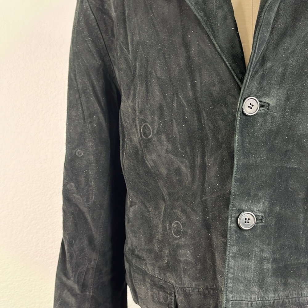 Pendleton Vtg Suede Leather Coat Jacket - image 4